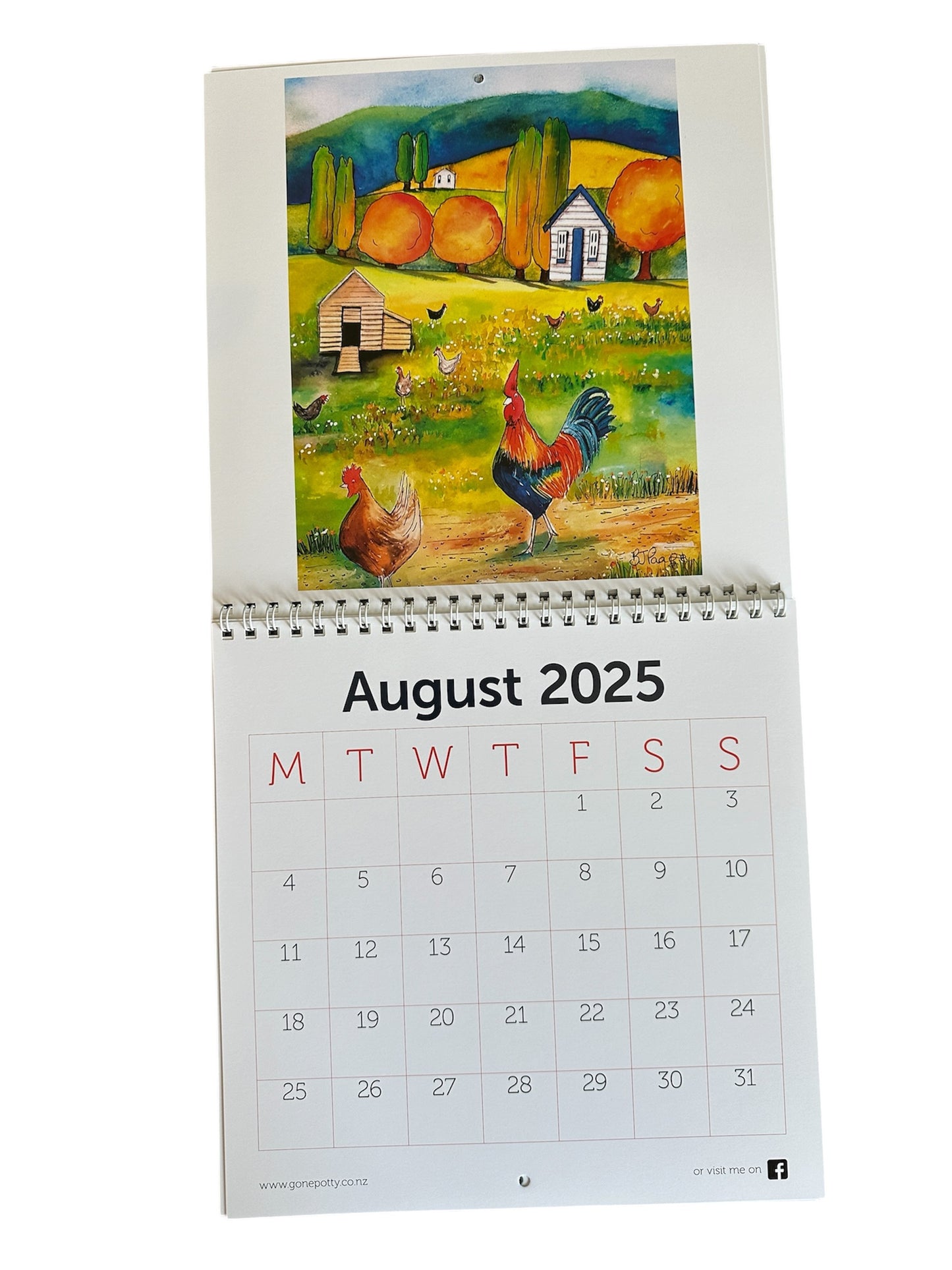 2025 Bridget Paape Calendar