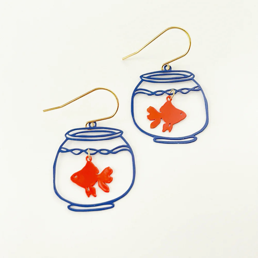 Mini Fishbowls Earrings - gonepottynz