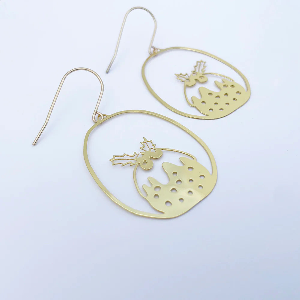 Midi Pudding Earrings | Gold - gonepottynz