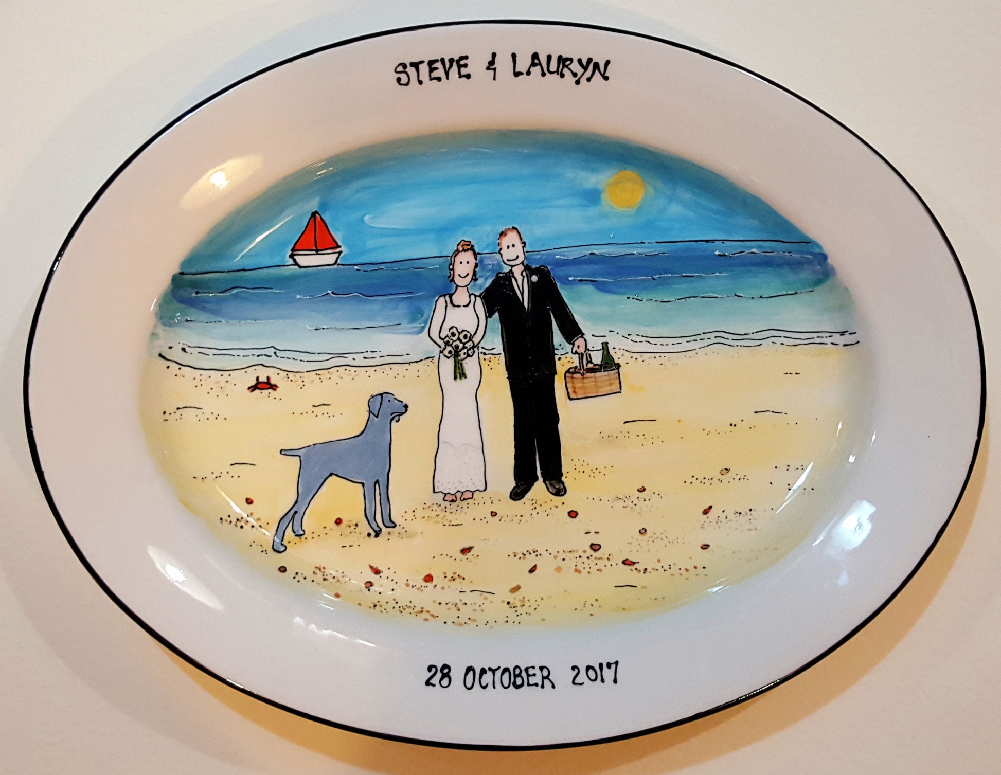 Personalised Platters - Large - gonepottynz